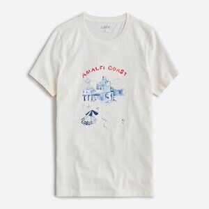 J.Crew Classic-fit Amalfi Coast graphic T-shirt, Size Small, NWT